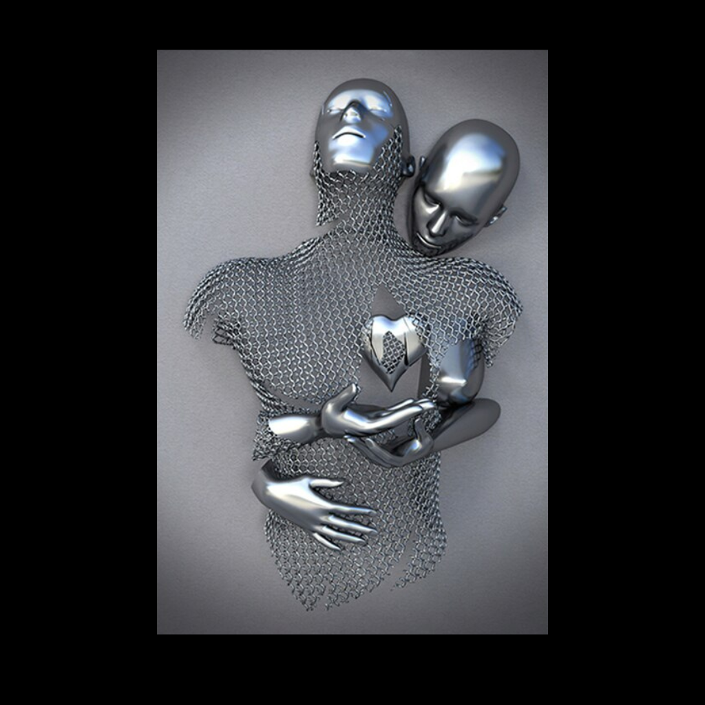 This SILVER LOVERS KISSING STATUES set is stylish and romantic, perfect for showing your eternal love. Meticulously crafted in silver, these statues feature exquisite Romance artwork, sure to captivate your heart every time you look at them. Get it today and keep love alive!
