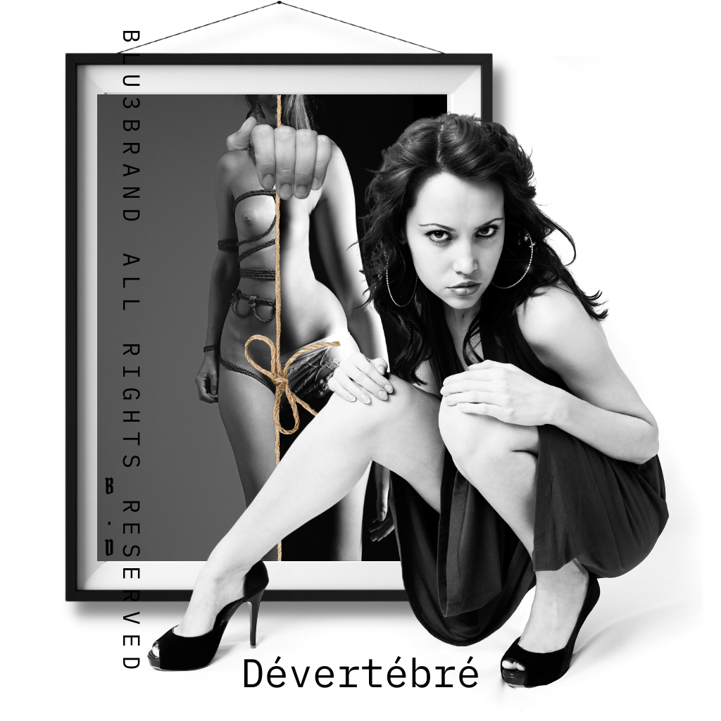 The DEVERTEBRE  transcends the boundaries of perfection and reality, allowing viewers to explore a dichotomy of beauty and imperfection. Through the unique expression of each piece, this glimpse of duality is enriched with a luxurious and sophisticated feeling. Add elegance to your home with the sublime DEVERTEBRE.  THIS ARTWORK IS A BLU3BRAND, LLC  COPYRIGHTED EXCLUSIVE, DO NOT DUPLICATE IT WITHOUT PERMISSION.